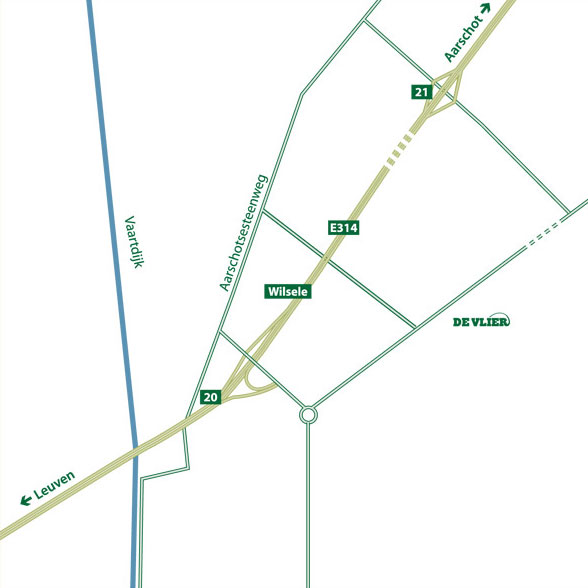 Routeplan Holsbeek